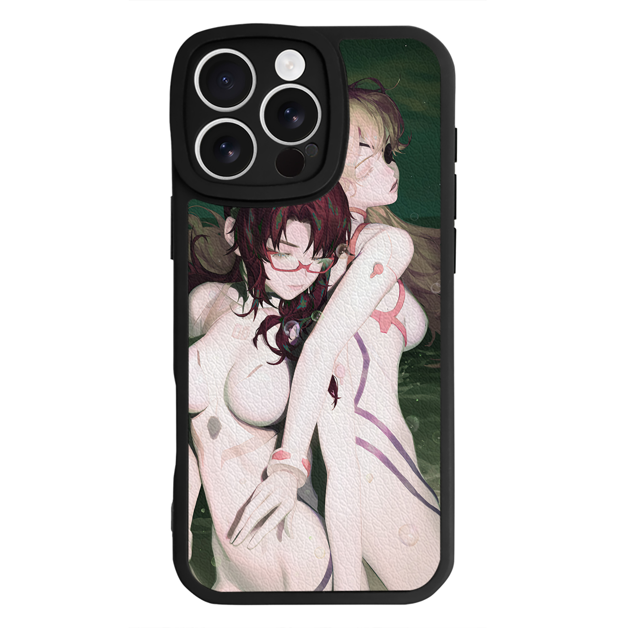 （画像用） EVA 新世紀エヴァンゲリオン 【iPhone 16シリーズ対応】シリコンスマホケース（レザー調） 材質：シリコン